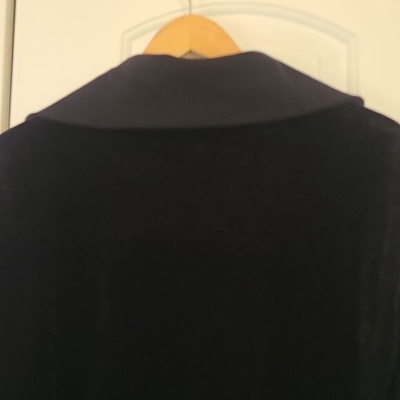 SPANX Velvet Half Zip Very Black Size M - Picture 6 of 13